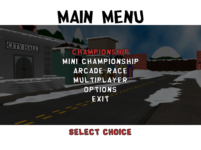 South Park Rally screenshot 5 for Sega Dreamcast